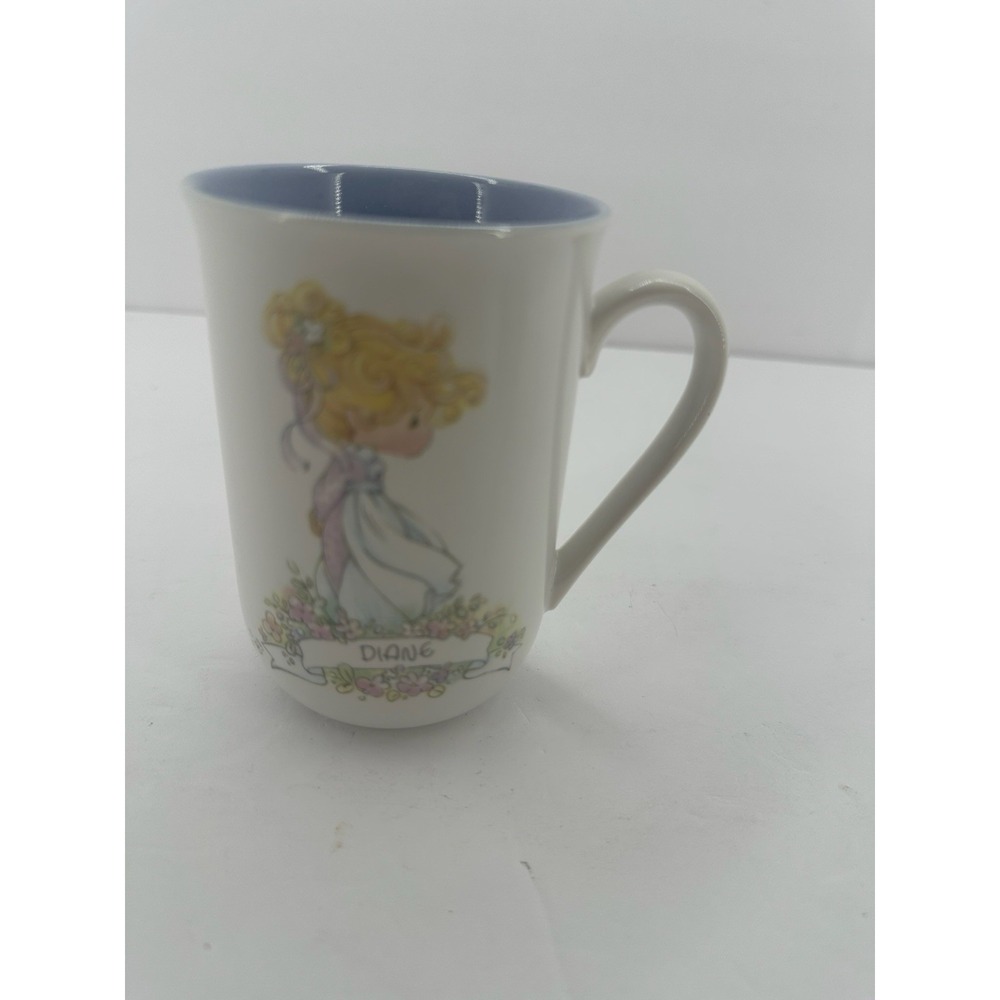 1989‎ Precious Moments Mom Cup With Handle & 5th Annual Button 514926